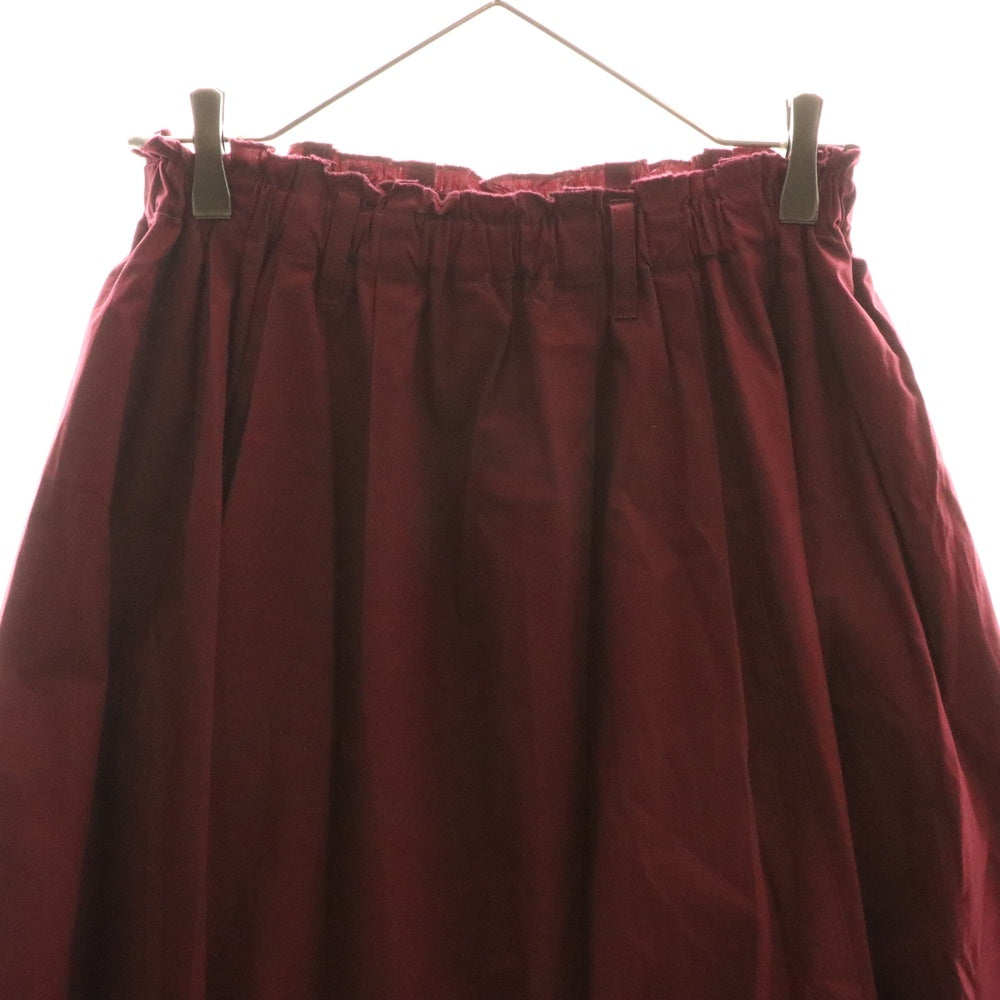 BEAMS HEART(ビームス ハート) フレア ロングスカート ワインレッド レディース