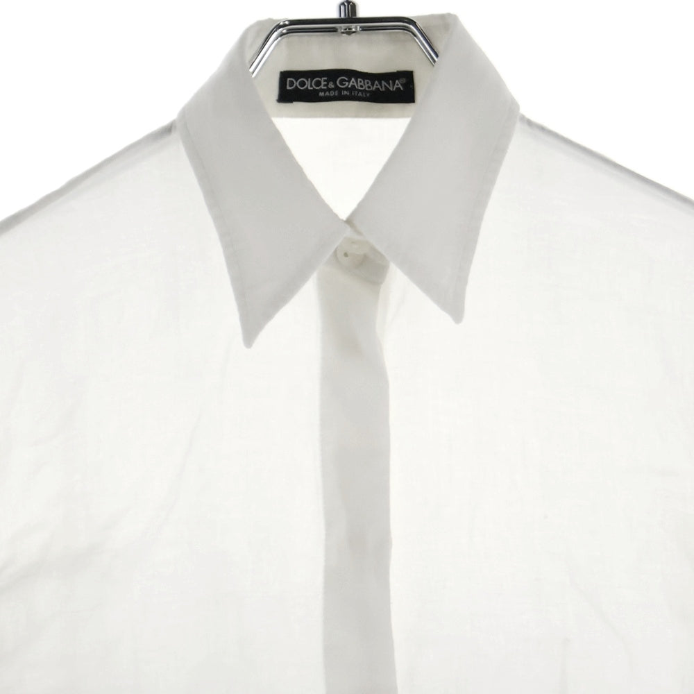DOLCE & GABBANA(ドルチェアンドガッバーナ) 03SS 長袖シャツ ホワイト レディース