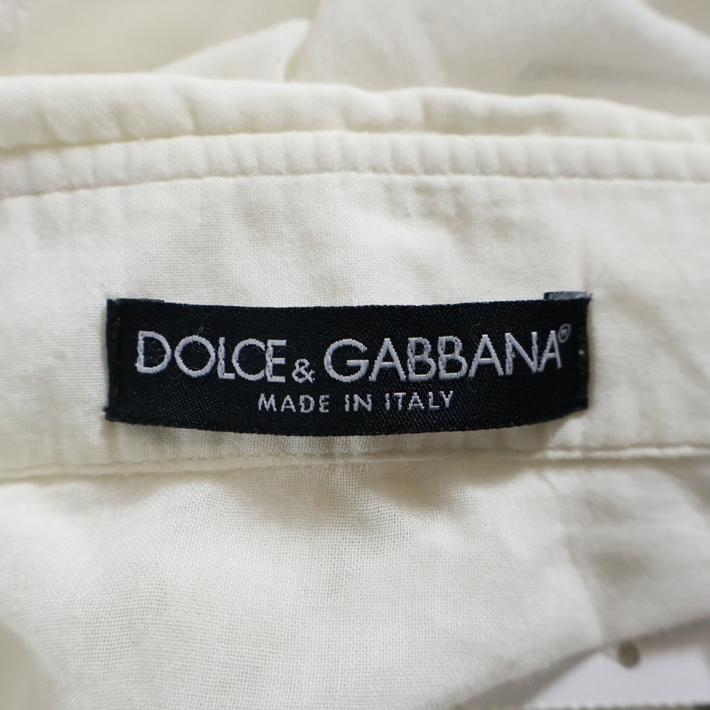 DOLCE & GABBANA(ドルチェアンドガッバーナ) 03SS 長袖シャツ ホワイト レディース
