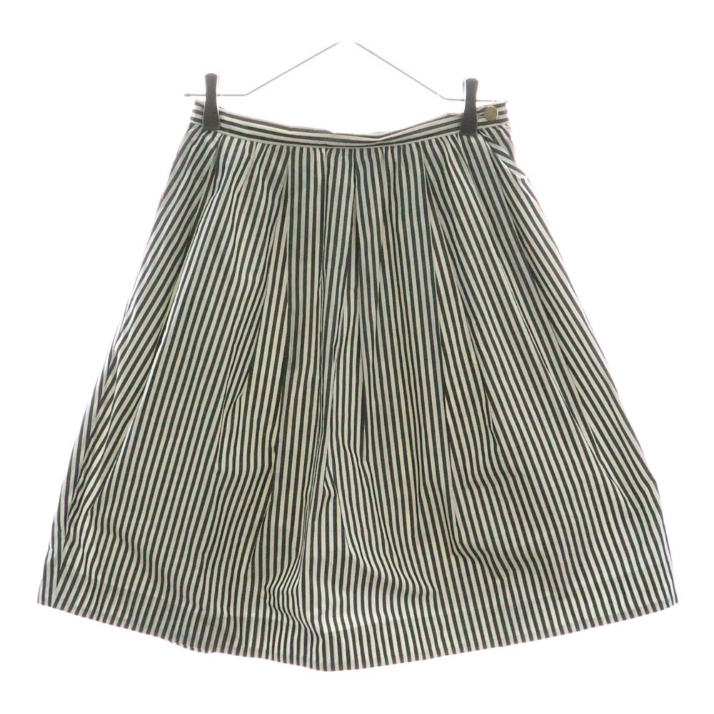 SHIPS(シップス) ボーダー スカート レディース ホワイト/ブラック