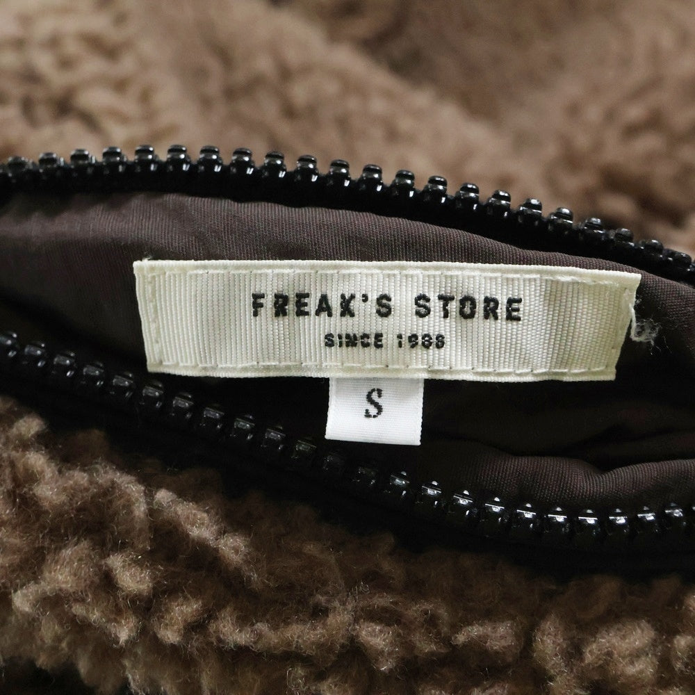 FREAK'S STORE(フリークスストア) ボアブルゾン ジャケット ブラウン レディース