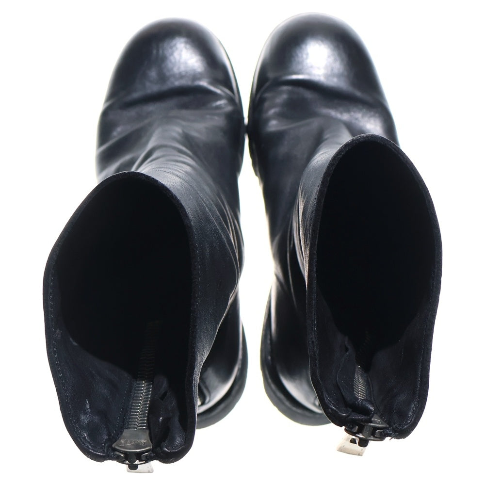 GUIDI(グイディ) Back Zip High Boots Horse Full Grain バックジップ ハイブーツ ブラック