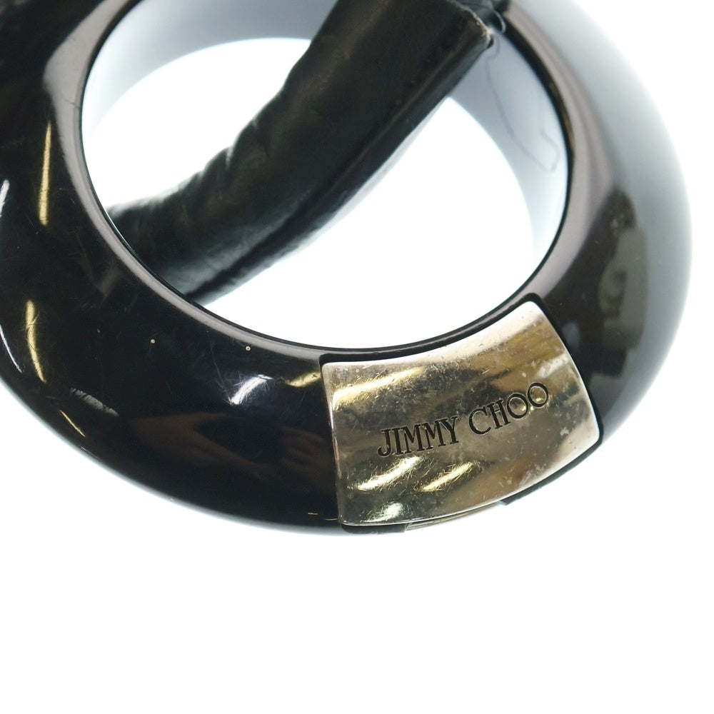 JIMMY CHOO(ジミーチュウ) スタースタッズ スカイ レザー ショルダーバック ブラック