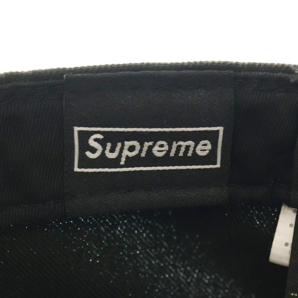 SUPREME(シュプリーム) 22SS×New Era 2tone Box Logo cap ツートン ボックスロゴ ワッペン付き ベースボールキャップ ブラック/ホワイト