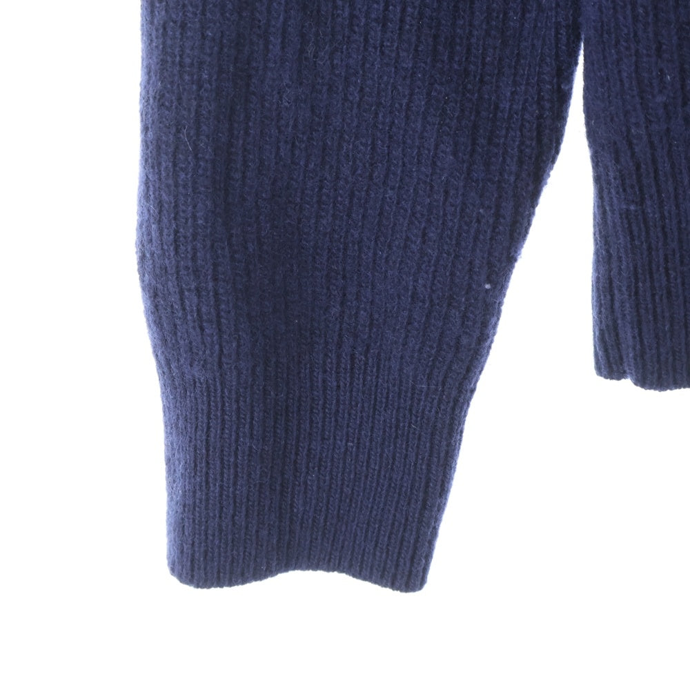 【極美品/カシミヤ/L】MONCLER モンクレール セーター ロゴワッペン MONCLER(モンクレール) ロゴワッペン付き カシミヤ混 ニット