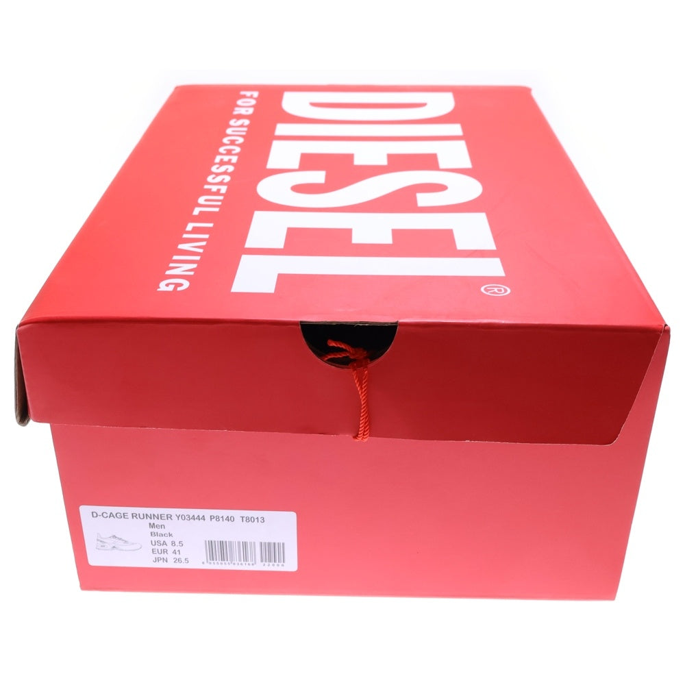 DIESEL(ディーゼル) D-CAGE RUNNER ローカットスニーカー ブラック 26.5cm Y03444P8140