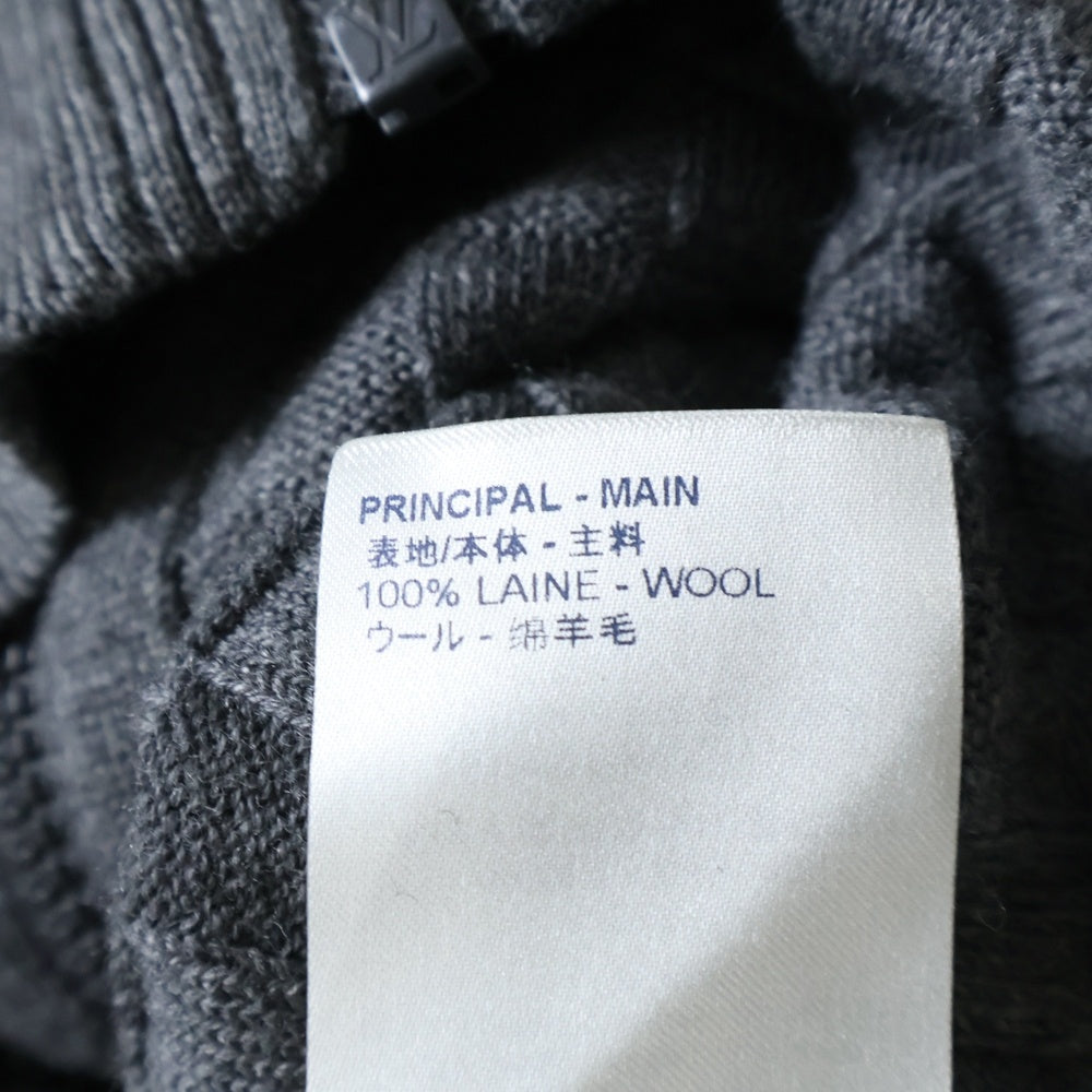 LOUIS VUITTON(ルイヴィトン) ダミエ ジップアップカーディガン グレー VOR HJN41W