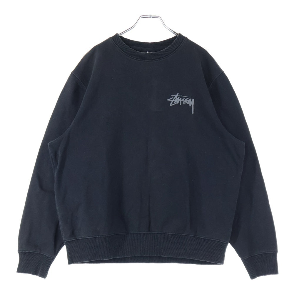 STUSSY(ステューシー) YOUNG MODERNS CREW バックプリント クルーネックスウェットシャツ トレーナー