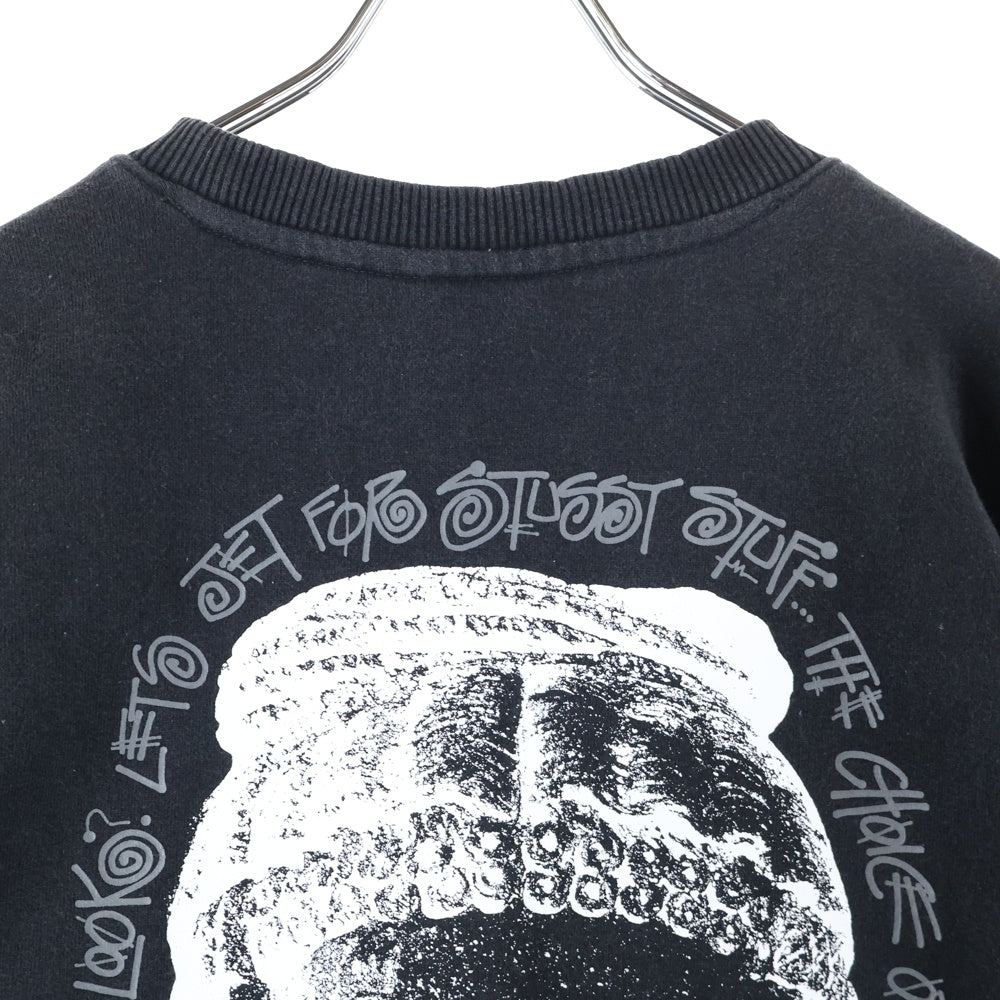 STUSSY(ステューシー) YOUNG MODERNS CREW バックプリント クルーネックスウェットシャツ トレーナー