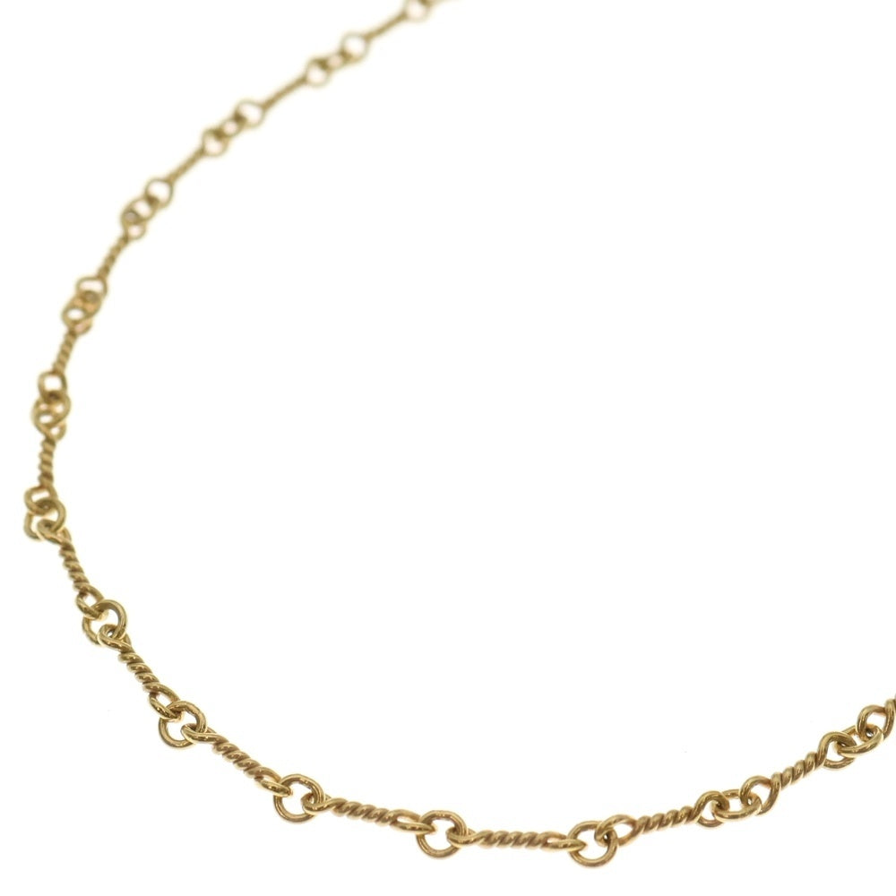CHROME HEARTS(クロムハーツ) 22K NECKCHAIN T16 ツイストチェーンネックレス 16inch ゴールド BCA013