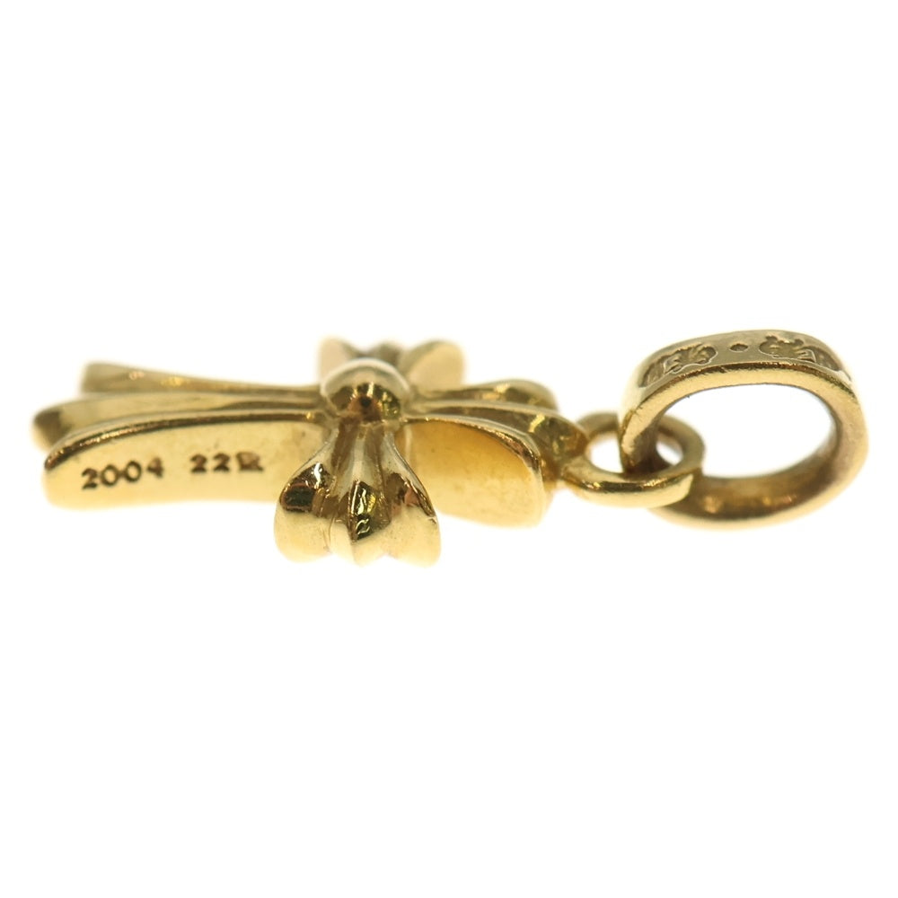 CHROME HEARTS(クロムハーツ) 22K CRS BBYFAT P/DIA ベイビーファットクロス PAVEダイヤ ペンダントトップ ゴールド BCA035