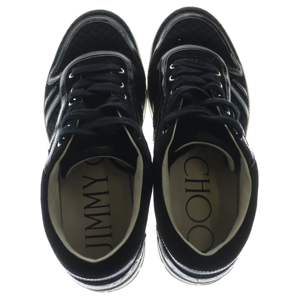JIMMY CHOO(ジミーチュウ) スターデザイン ローカットスニーカー ブラック