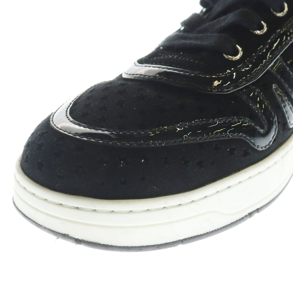 JIMMY CHOO(ジミーチュウ) スターデザイン ローカットスニーカー ブラック