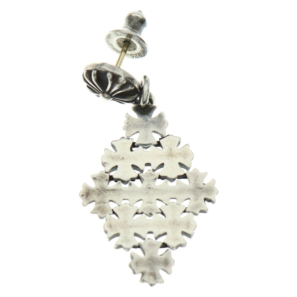CHROME HEARTS(クロムハーツ) DRP CHN MAIL PLS ドロップ チェーンメイルプラス ピアス シルバー