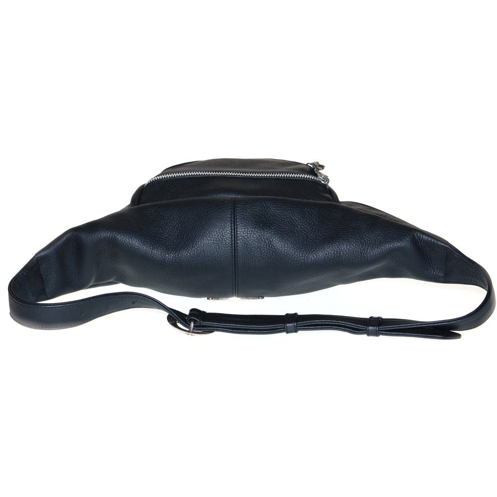 CHROME HEARTS(クロムハーツ) #1 SNAT PACK スナットパック ダガージップ ガンスリンガーベルト レザーウエストバッグ ブラック BCA378