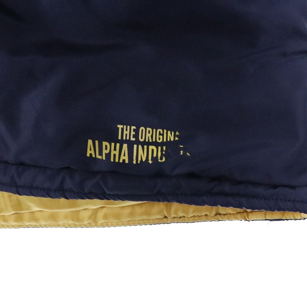 ALPHA INDUSTRIES(アルファ インダストリーズ) N-3B ファー付き モッズコート ブラック 1002322