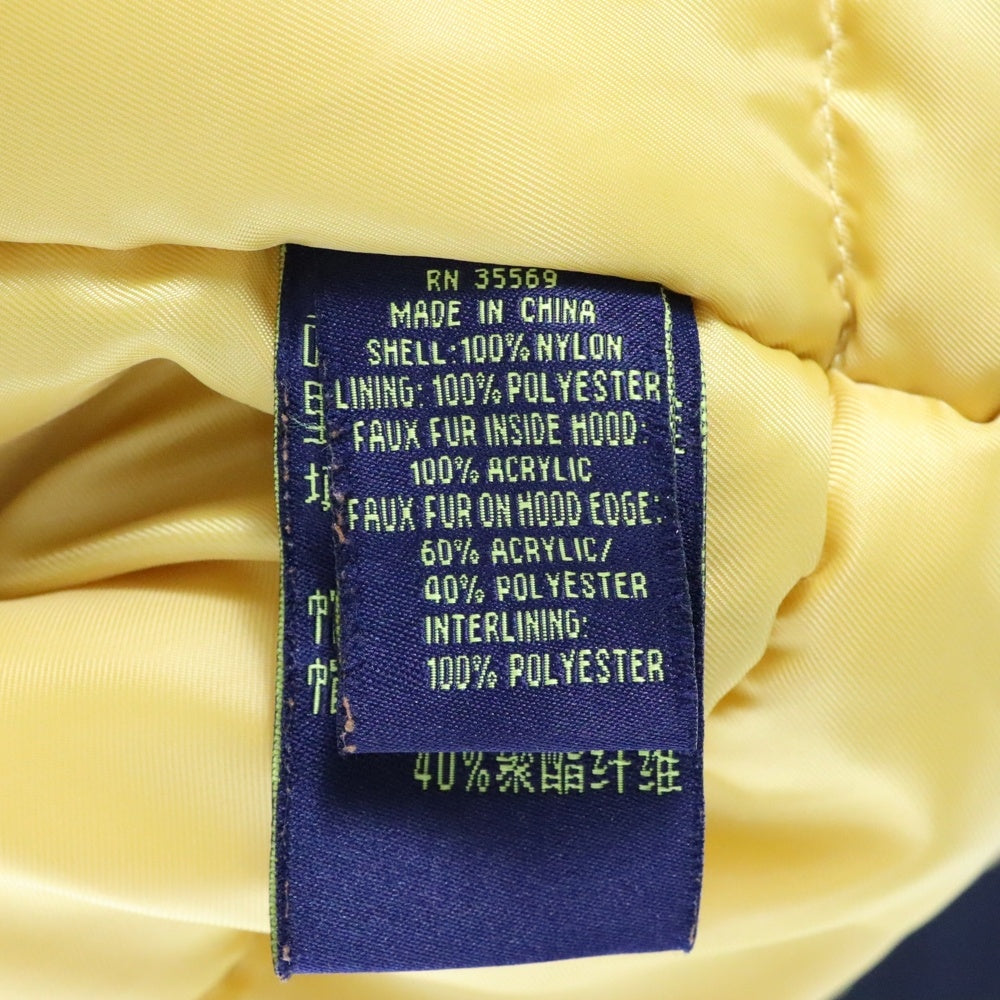 ALPHA INDUSTRIES(アルファ インダストリーズ) N-3B ファー付き モッズコート ブラック 1002322