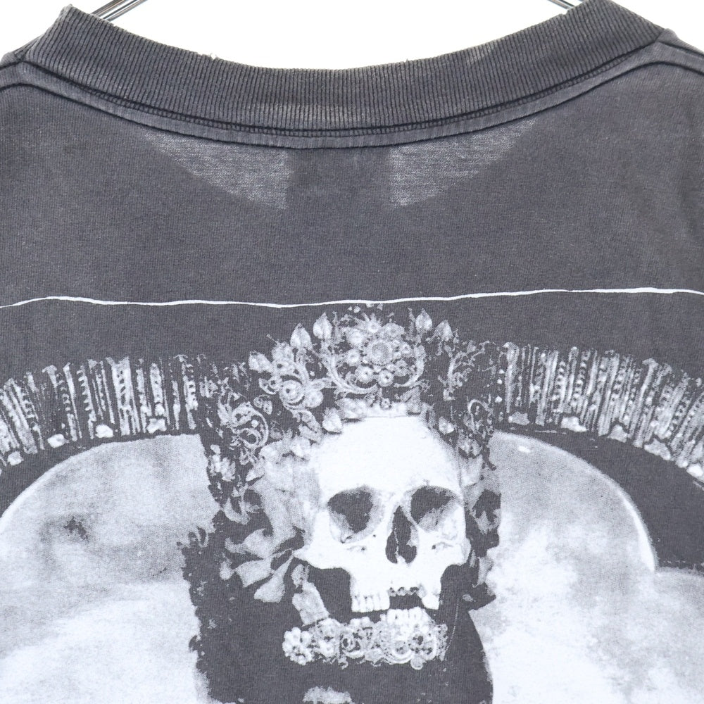 SAINT MICHAEL(セントマイケル) 25SS LOVEプリント 半袖Tシャツ カットソー ブラック SM-HR8-0000-012