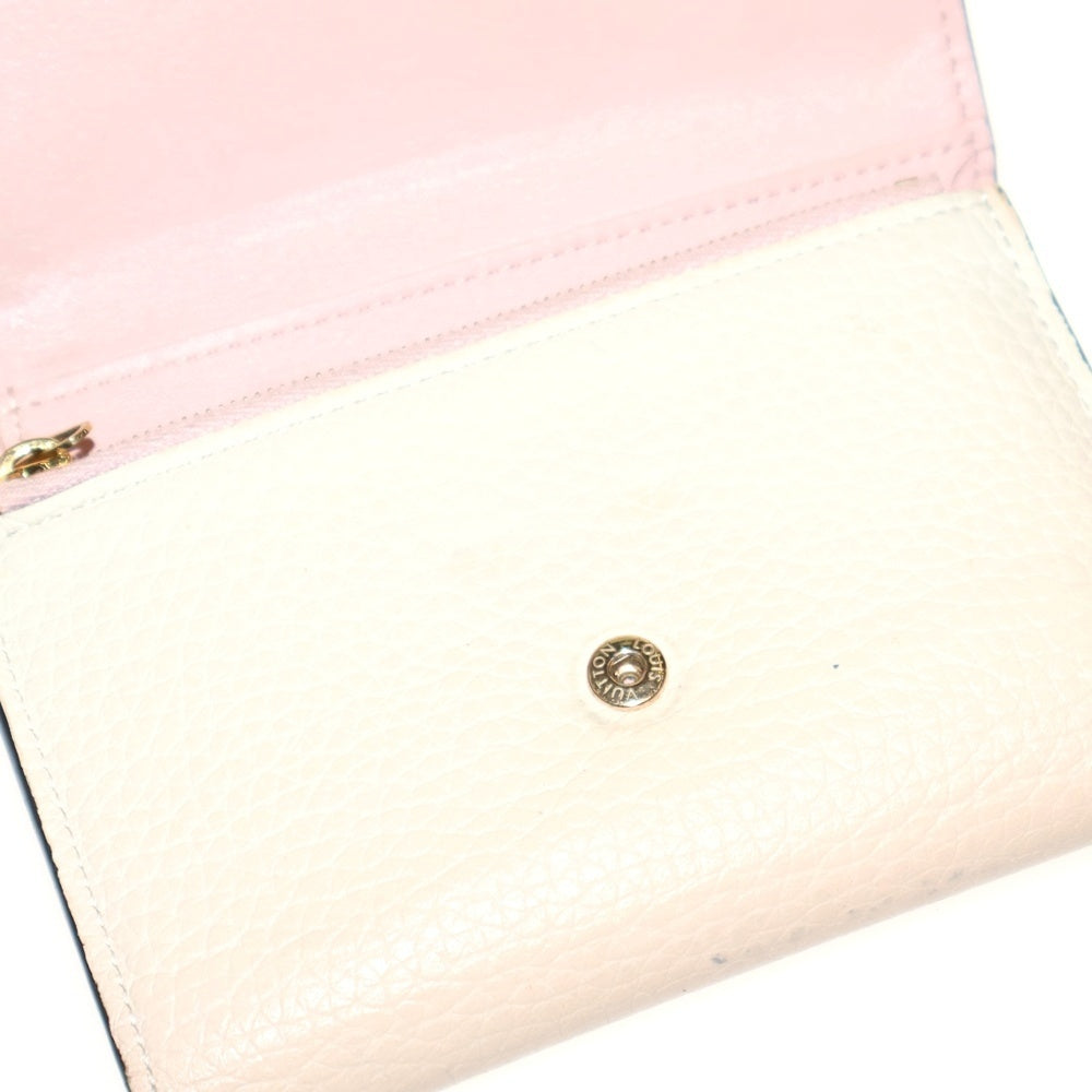 LOUIS VUITTON(ルイヴィトン) ポルトフォイユ カプシーヌ コンパクトウォレット トリヨンレザー 二つ折り財布 M62159 ピンク