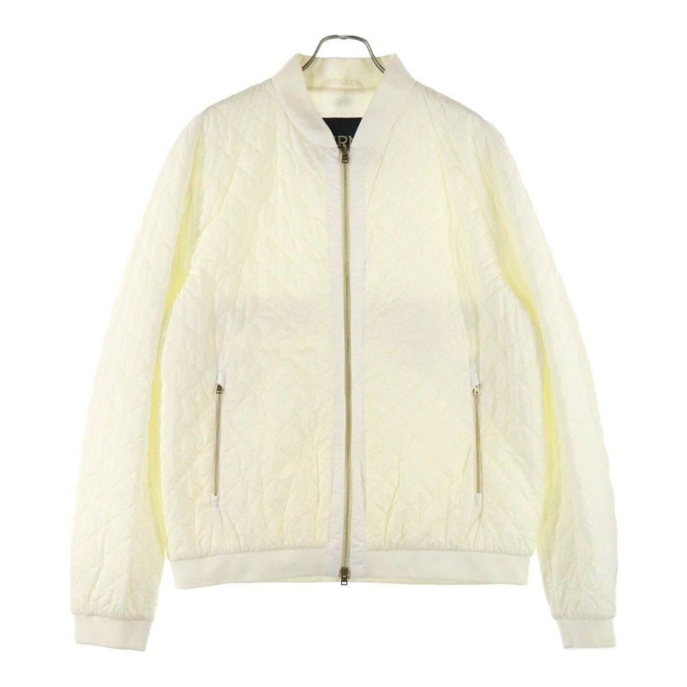 HERNO(ヘルノ) ジップアップ キルティングブルゾン ジャケット ホワイト 55479-50761-1