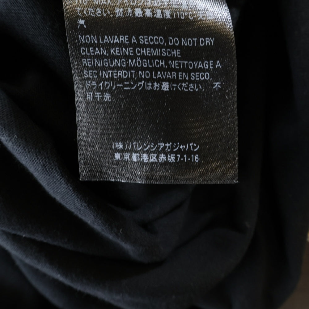 BALENCIAGA(バレンシアガ) 20SS GYM WEAR ジム ウェアー ロゴプリント クルーネック 半袖Tシャツ カットソー ブラック HT87 620969 TIVD5 100
