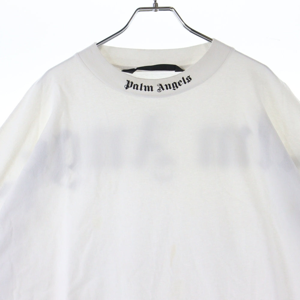 Palm Angels(パームエンジェルス) CLASSIC LOGO バックロゴプリント クルーネック半袖Tシャツ ホワイト PMAA002C99JER006