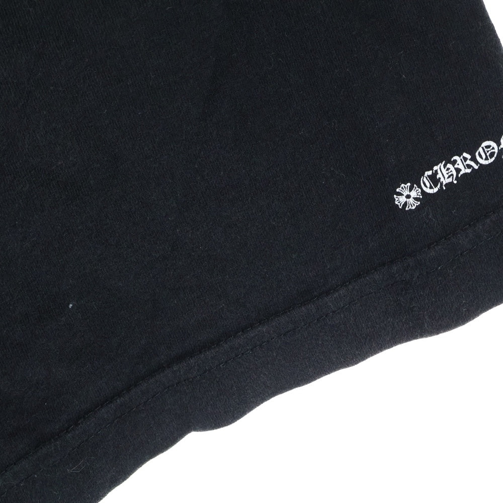 CHROME HEARTS(クロムハーツ) CH T-SHIRT スクロールラベルプリント クルーネック ポケット 半袖Tシャツ