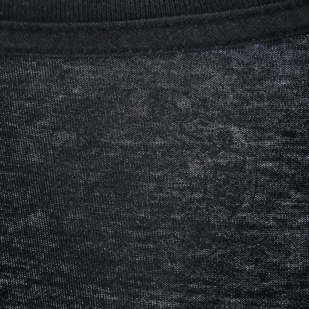 CHROME HEARTS(クロムハーツ) CH T-SHIRT スクロールラベルプリント クルーネック ポケット 半袖Tシャツ
