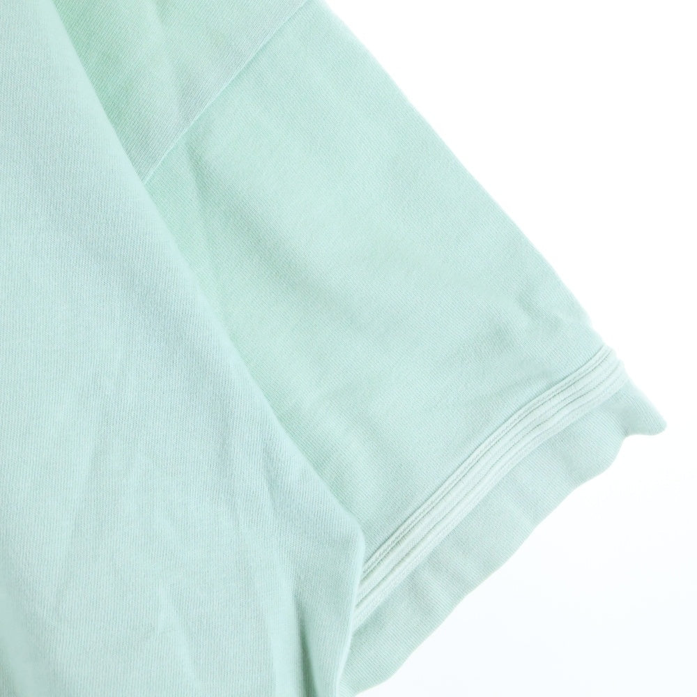 Dior HOMME(ディオールオム) × STONE ISLAND 24AW ロゴ刺繍 クルーネック半袖Tシャツ 493J638A0554 グリーン