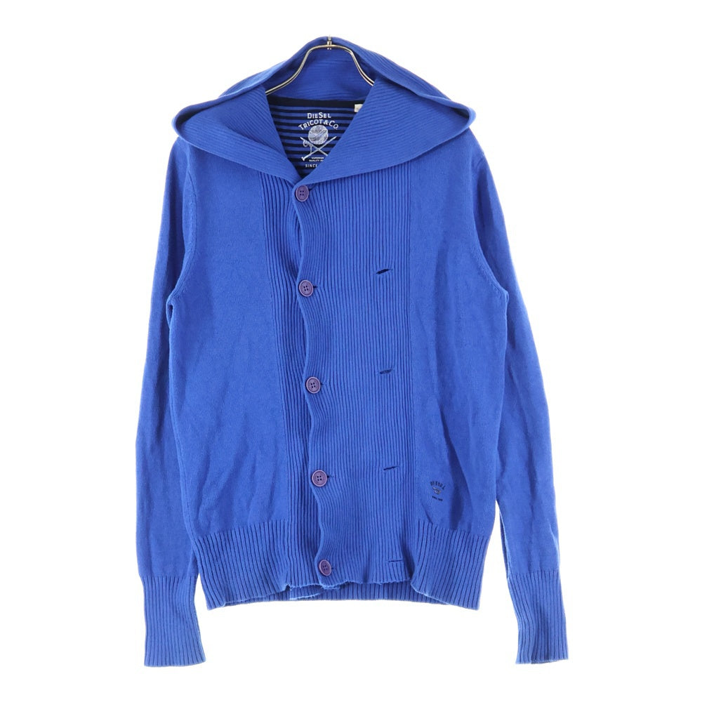 DIESEL(ディーゼル) フーディニットカーディガン ブルー