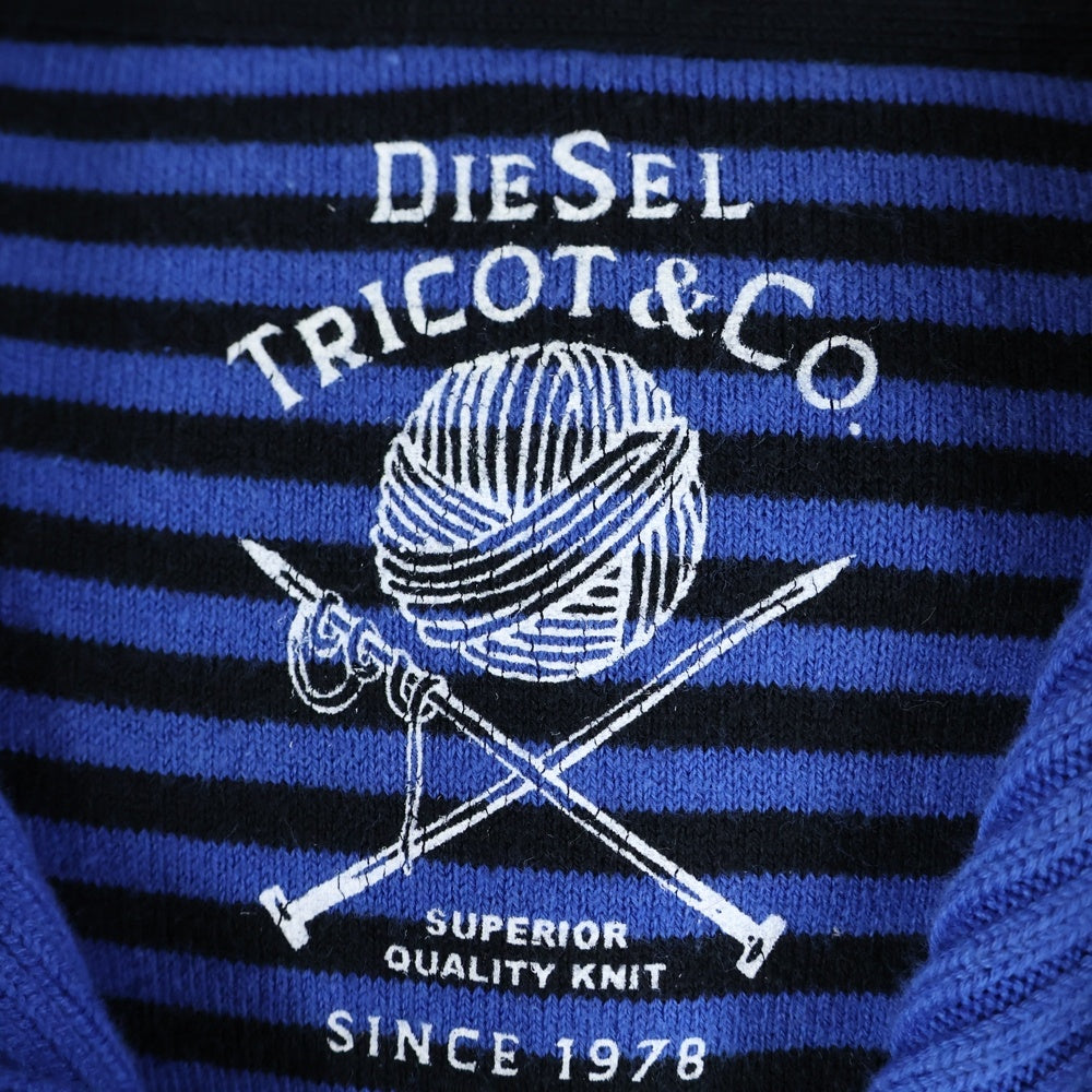 DIESEL(ディーゼル) フーディニットカーディガン ブルー