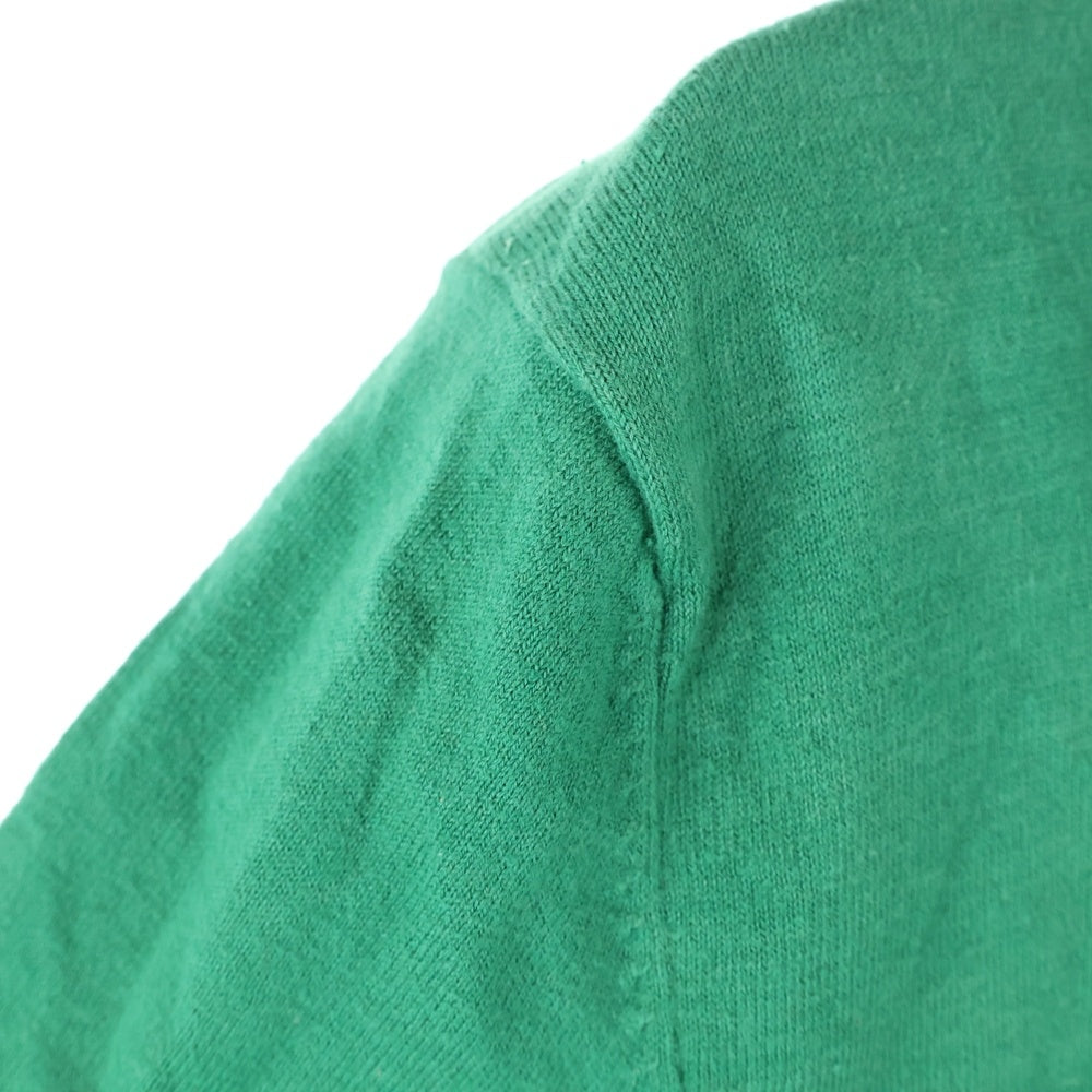 DIESEL(ディーゼル) ロゴ刺繍 コットンカーディガン グリーン