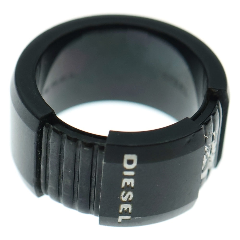 DIESEL(ディーゼル) スライドロゴ リング ブラック