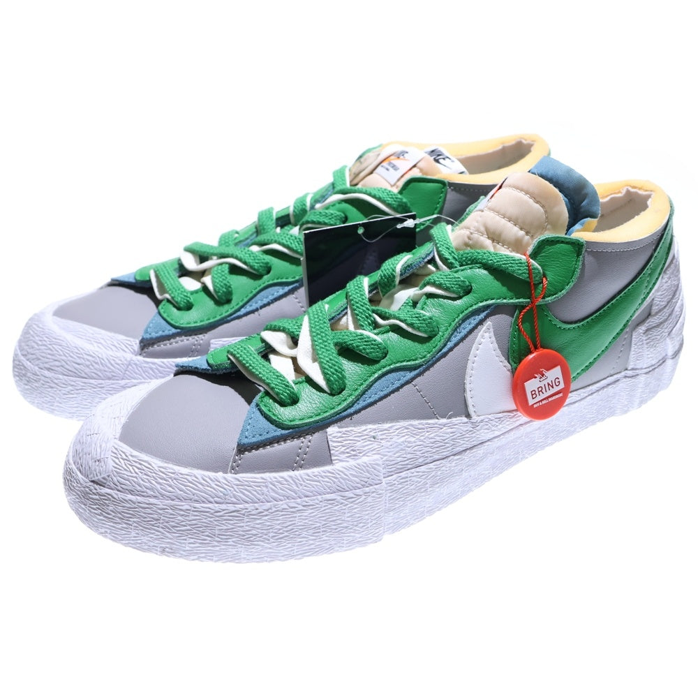 NIKE(ナイキ) ×SACAI BLAZER LOW CLASSIC GREEN サカイ ブレーザー ロー クラシックグリーン ローカットスニーカー DD1877-001 ホワイト/グリーン US10.5/28.5cm
