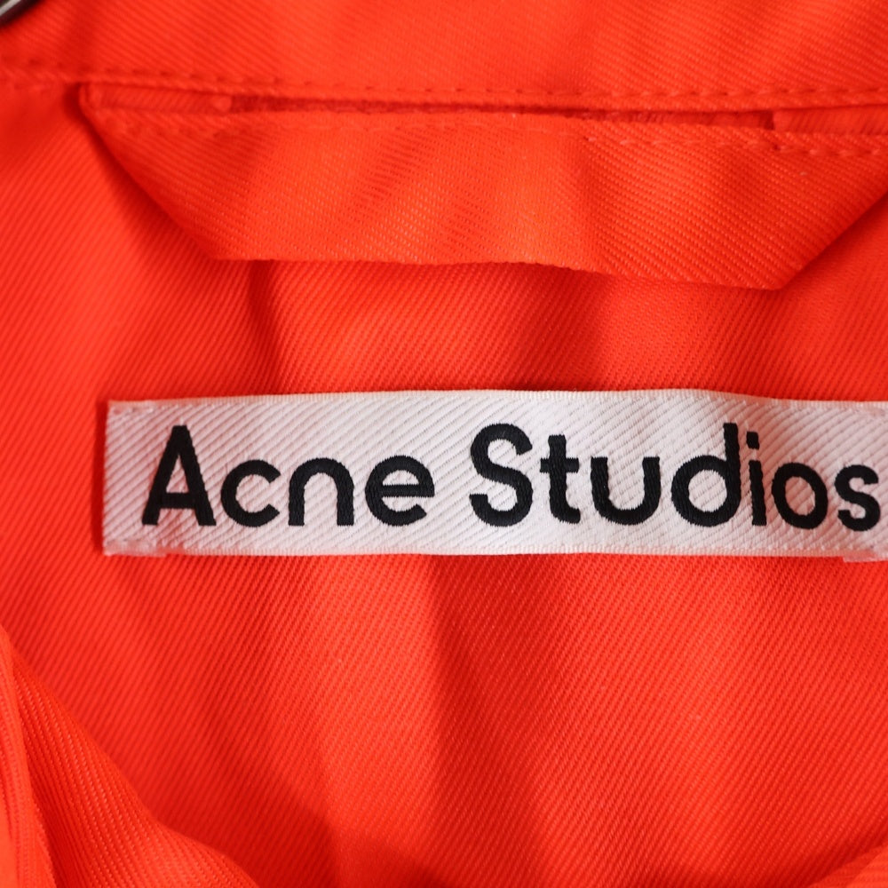 Acne Studios(アクネ ストゥディオズ) Shirt Jacket シャツジャケット ブルゾン FN-MN-OUTW000600-B90 オレンジ