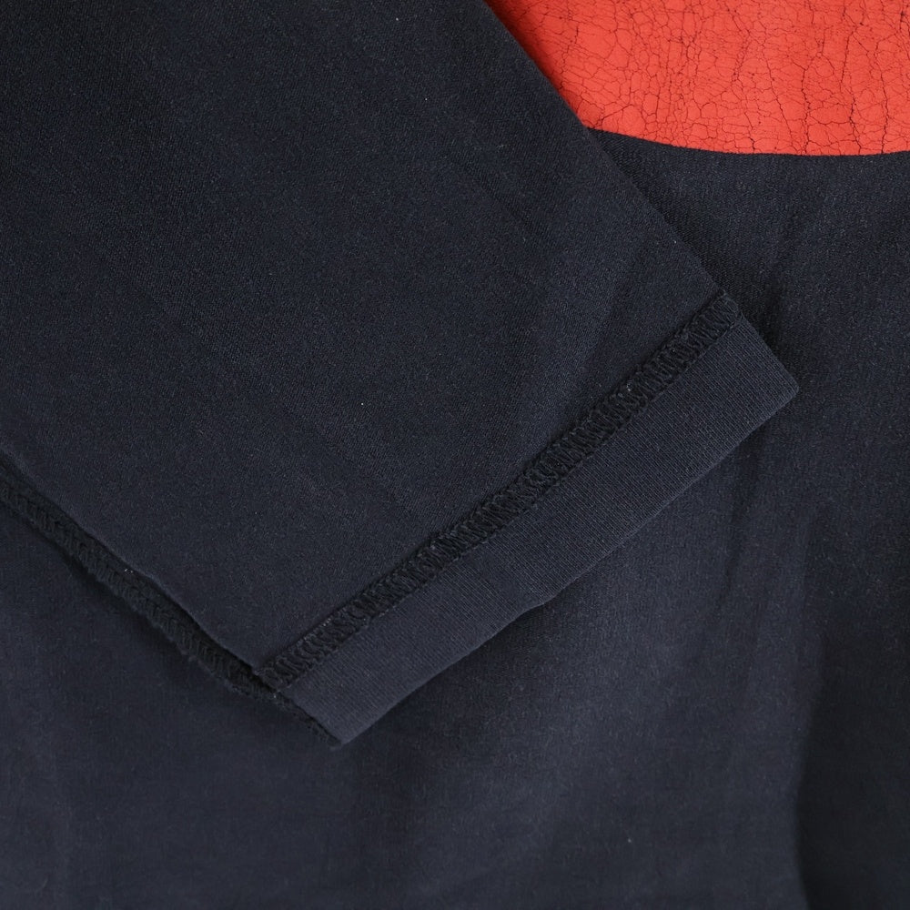 BALENCIAGA(バレンシアガ) ×BFRND Long-Sleeve Hooded T-Shirt ロゴプリント ネックホルダー付き ロングスリーブフーデッドTシャツ ブラック 787350 TQVG9