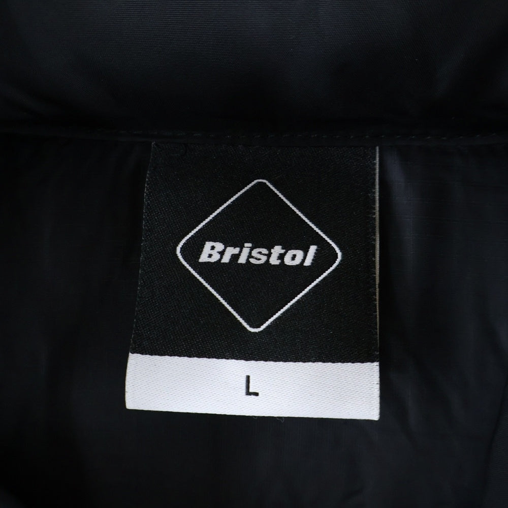 F.C.R.B./F.C.Real Bristol/FCRB(エフシーアールビー/エフシーレアルブリストル) DOWN VEST ロゴプリント ダウンベスト ブラック/カーキ FCRB-232031