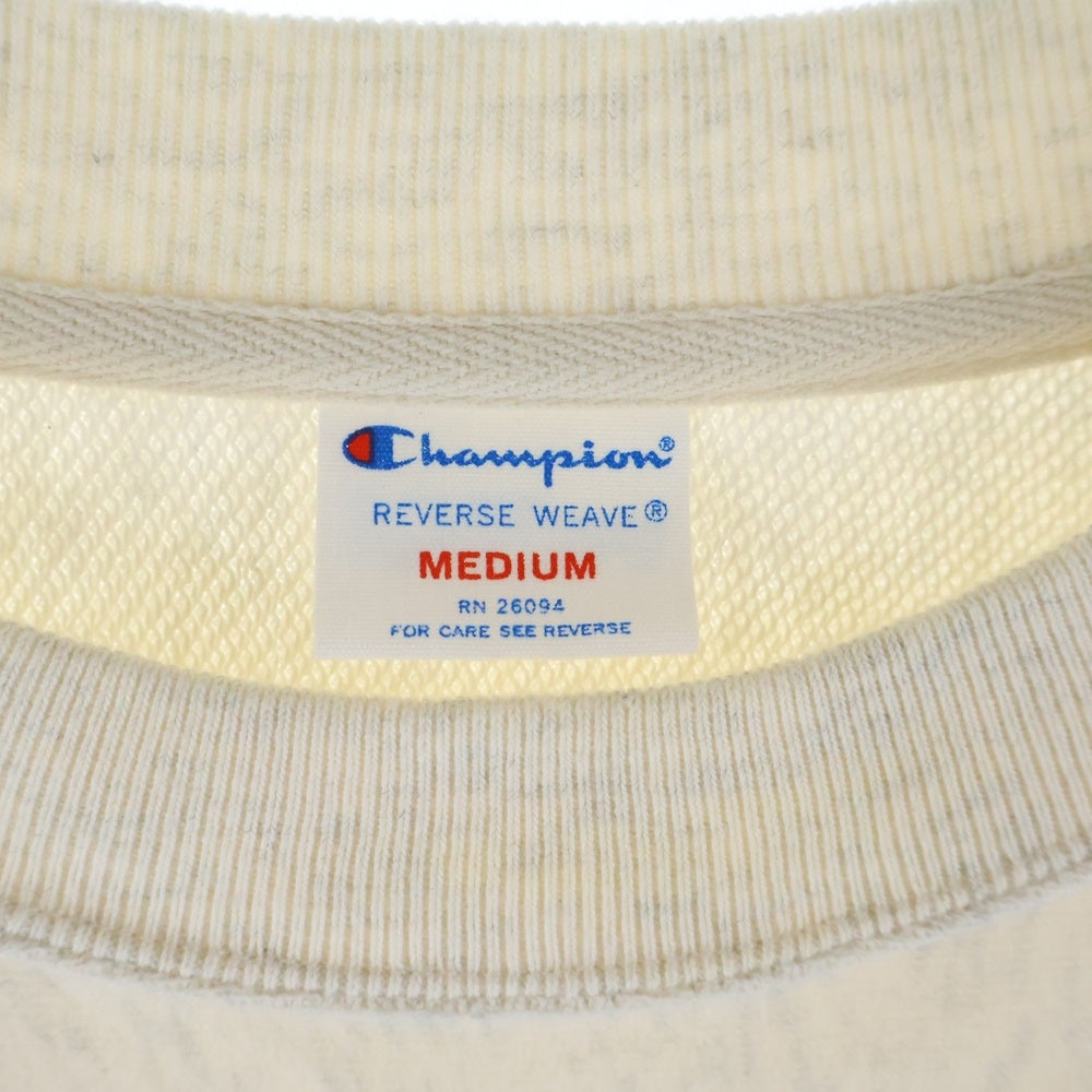 SOPHNET.(ソフネット) ×Champion Reverse Weave Crew リバースウィーブ クルーネック スウェット トレーナー アイボリー C8-Z009