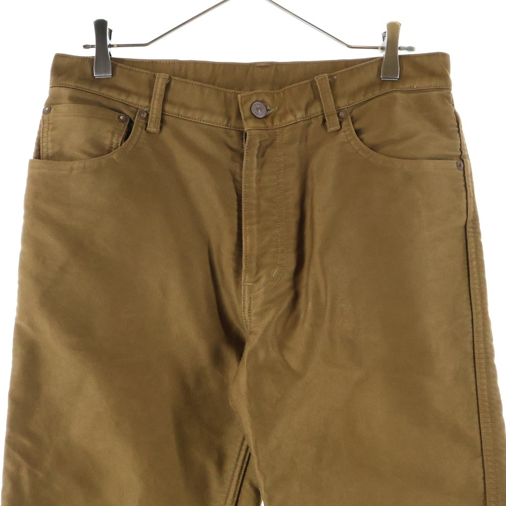 VISVIM(ヴィスヴィム) FLUXUS 10 MOLESKIN CHINO PANTS モールスキン チノパンツ ブラウン 0124205008001