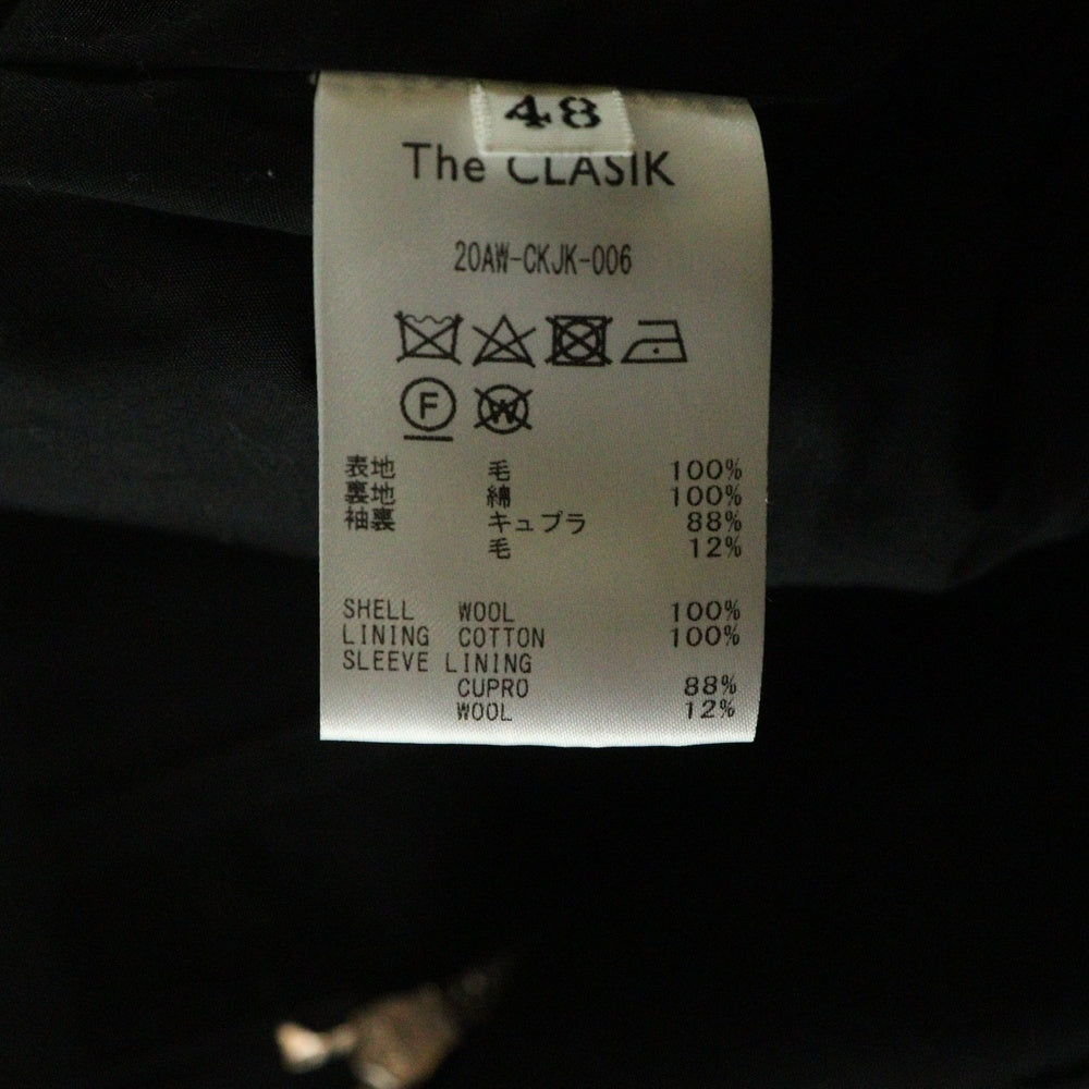 The CLASIK(ザクラシック) 20AW FISHING JACKET WOOL フィッシング カバーオールジャケット 20AW-CKJK-006