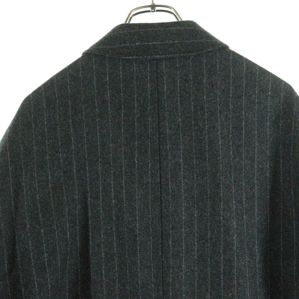 The CLASIK(ザクラシック) 20AW RAILWAY JACKET ストライプ カバーオール ジャケット グレー 20AW-CKJK-007