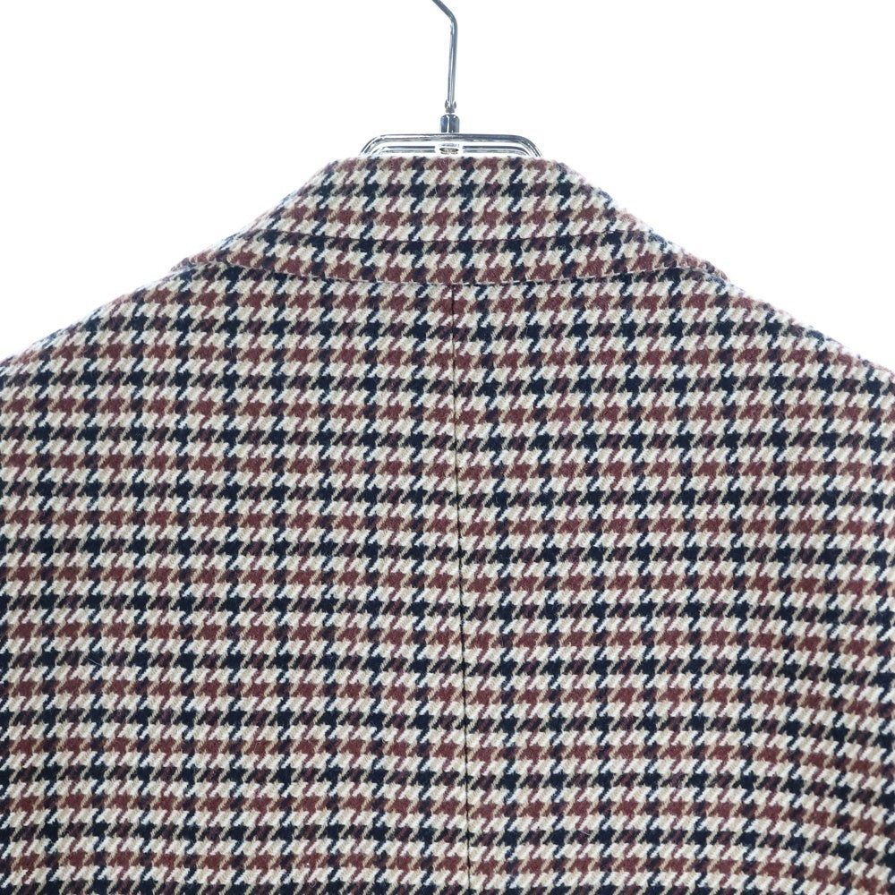 kolor(カラー) 18AW BIKKUGAN CLUB JACKET ビッグガン クラブ 千鳥柄 テーラードジャケット ブラウン 18WCM-J04107