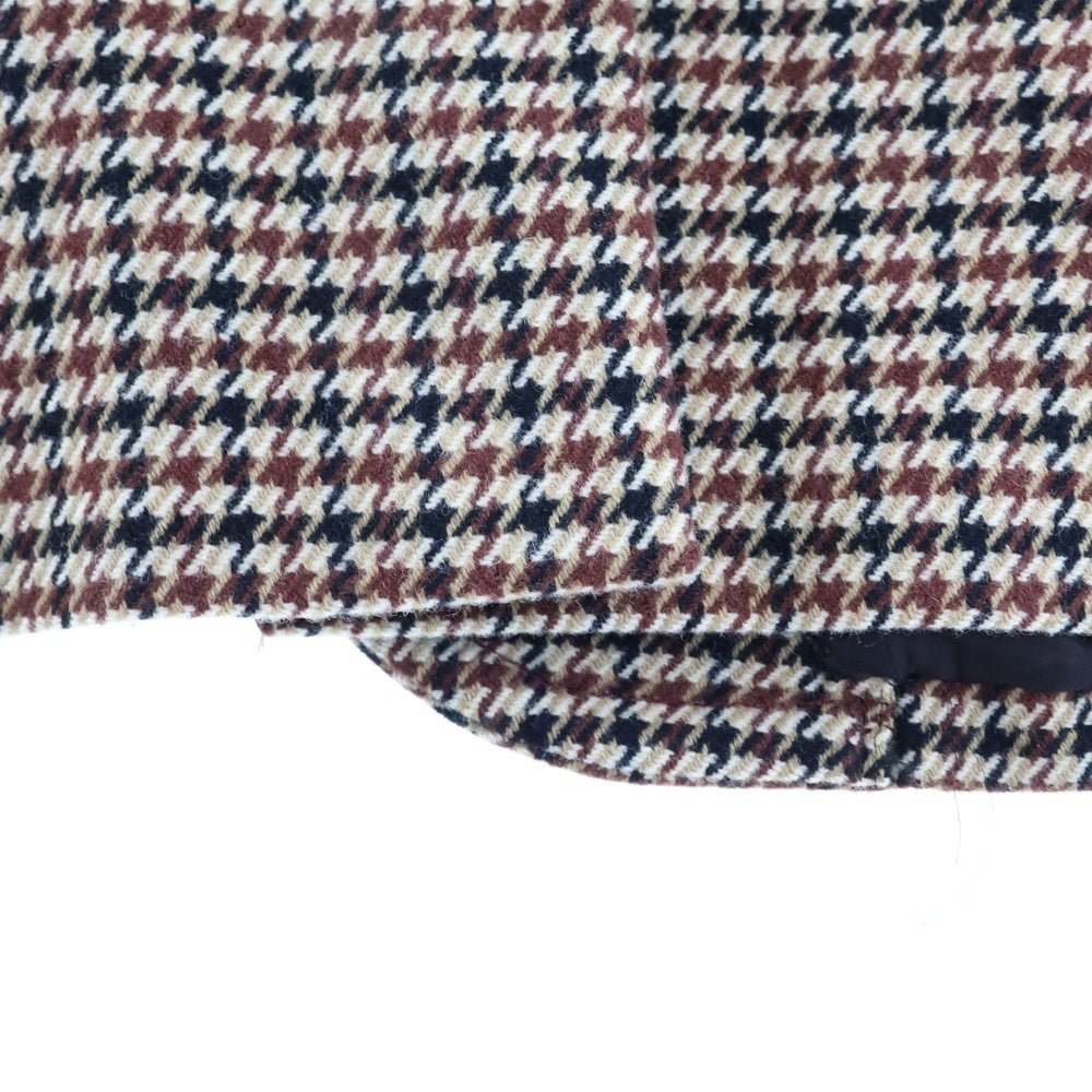 kolor(カラー) 18AW BIKKUGAN CLUB JACKET ビッグガン クラブ 千鳥柄 テーラードジャケット ブラウン 18WCM-J04107