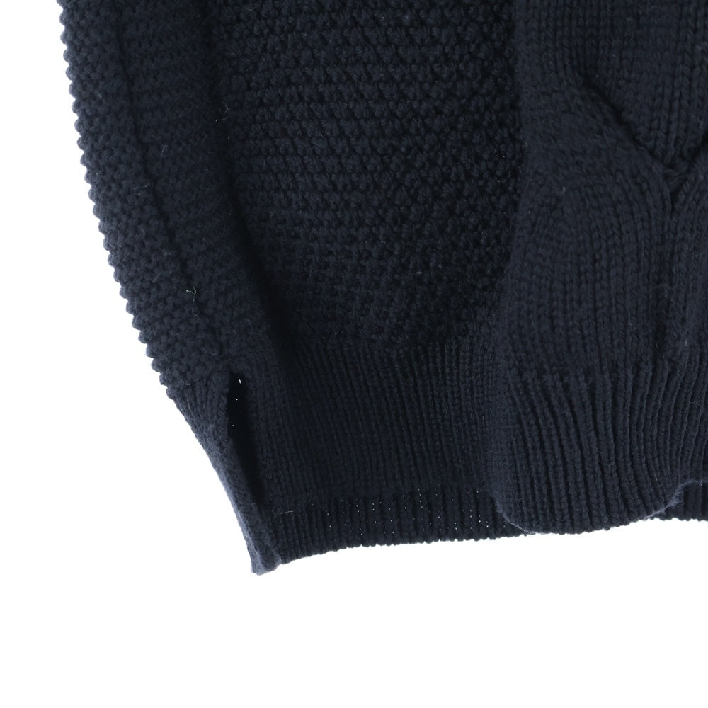 VAINL ARCHIVE(バイナルアーカイブ) 20AW ウールニット ベスト VASK004 ブラック