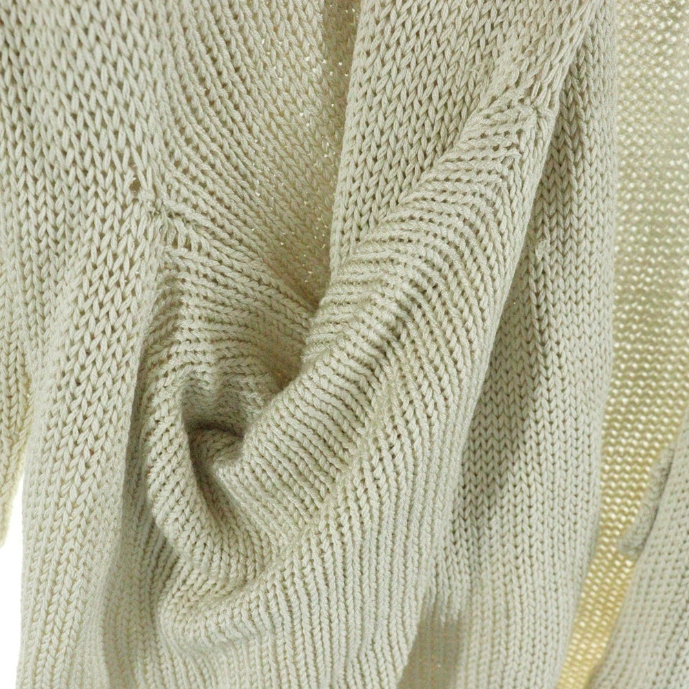 MAATEE&SONS(マーティーアンドサンズ) NO/B CARDIGAN ノーボタン ニットカーディガン ベージュ MT3103-0101