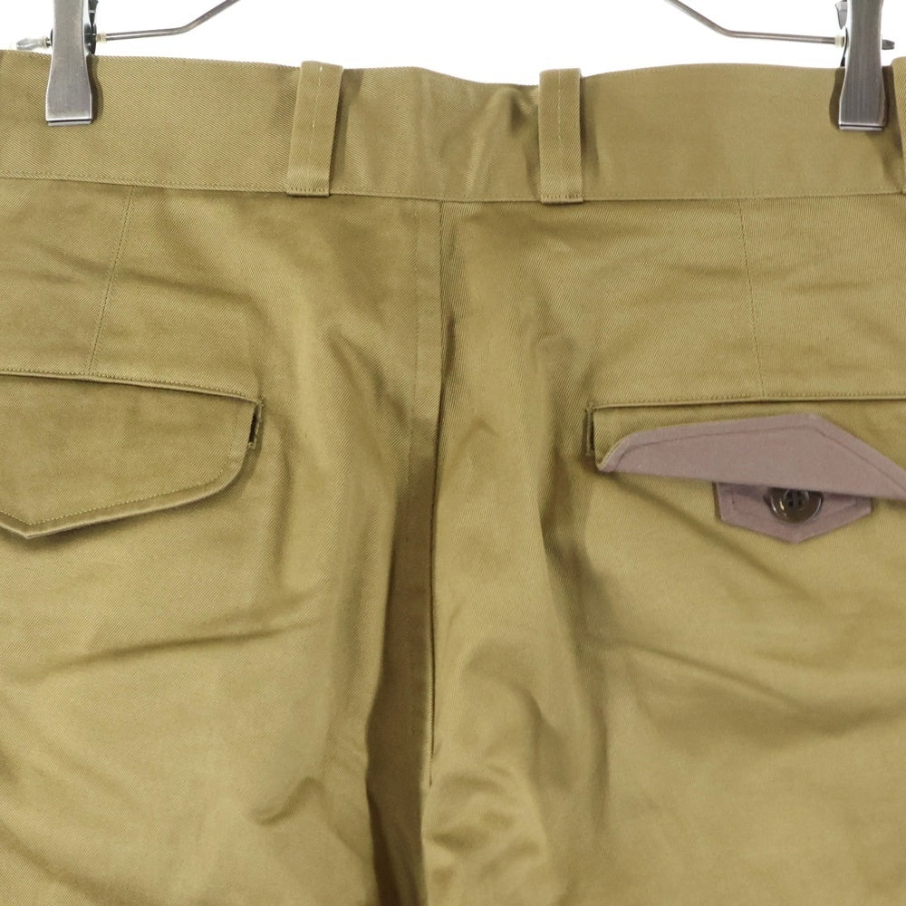 EDIFICE(エディフィス) 21SS Ets.MATERIAUX French ARMY M47 カーゴパンツ カーキ 21-030-300-2601-1-0