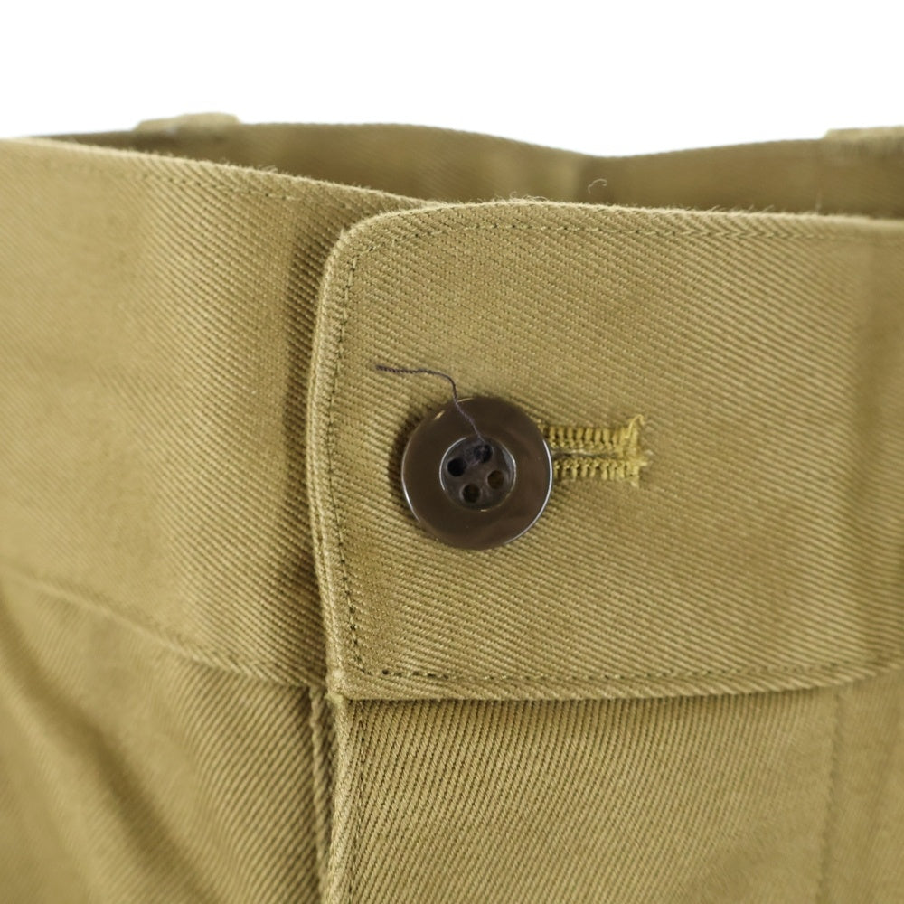 EDIFICE(エディフィス) 21SS Ets.MATERIAUX French ARMY M47 カーゴパンツ カーキ 21-030-300-2601-1-0