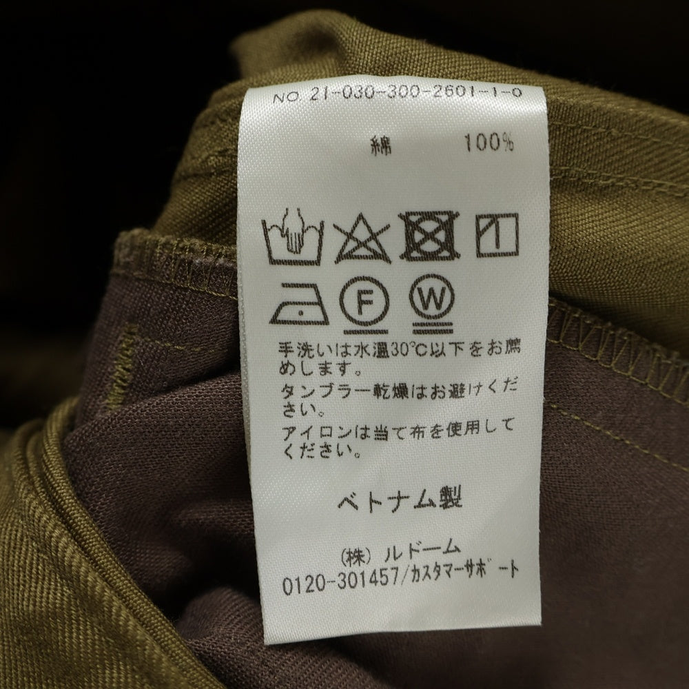 EDIFICE(エディフィス) 21SS Ets.MATERIAUX French ARMY M47 カーゴパンツ カーキ 21-030-300-2601-1-0