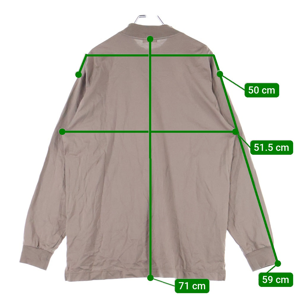 ULTERIOR(アルテリア) SUVIN COTTON MOCK NECK TEEロングスリーブTシャツ ULCS42-EC65U