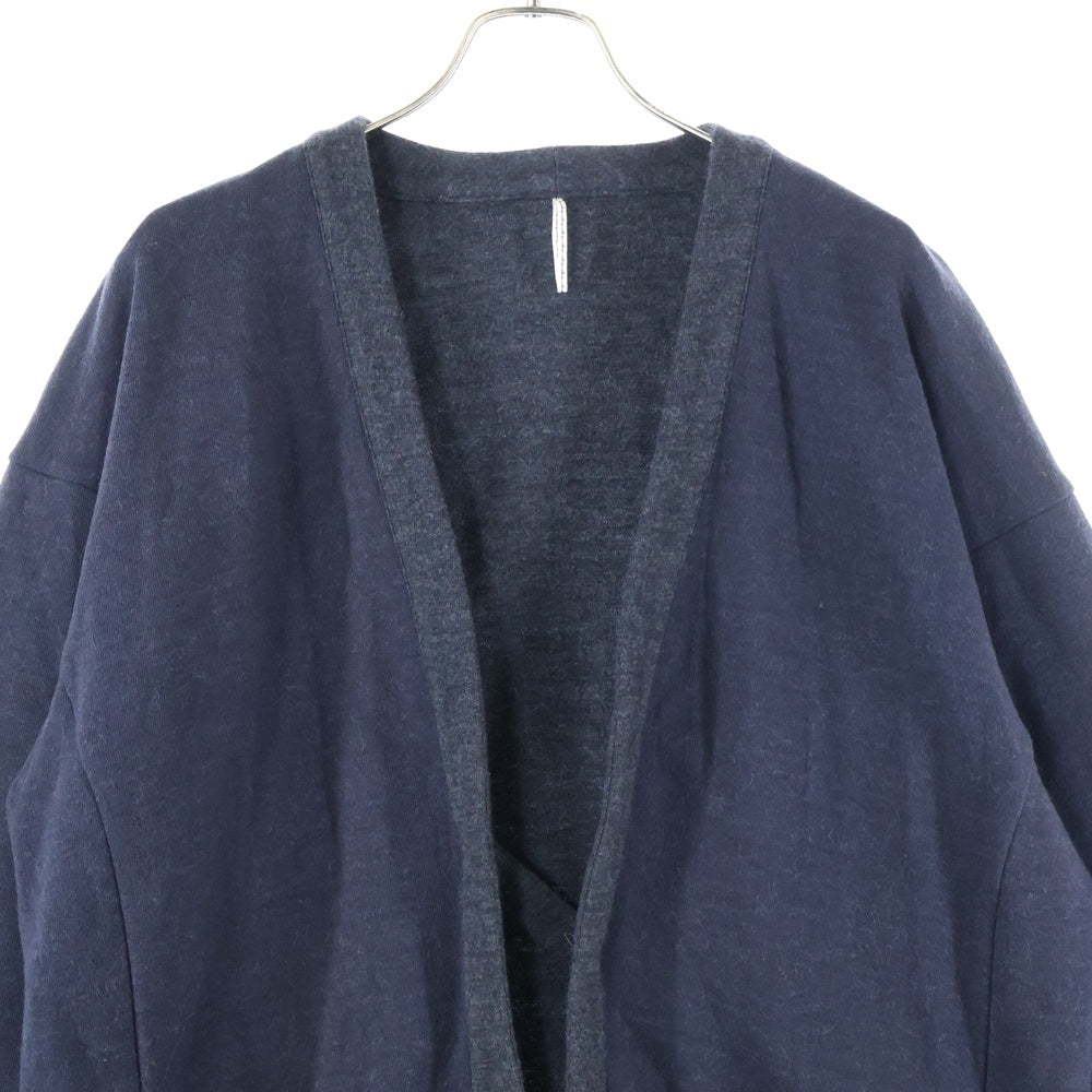 m's braque(エムズ ブラック) 20AW ウールコットン カーディガン ブラック